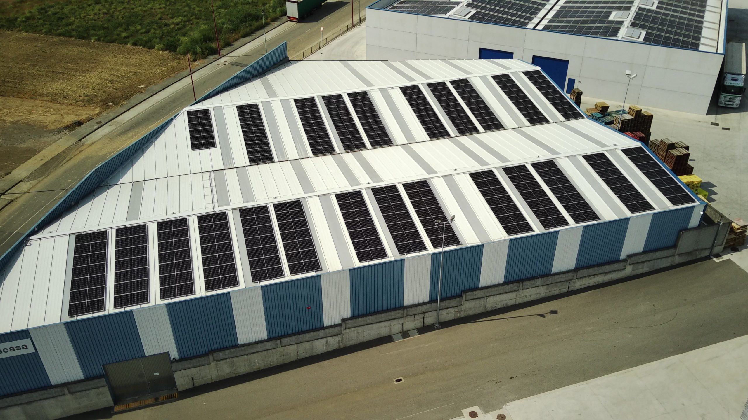 Puesta en marcha de la primera fase de la instalación fotovoltaica